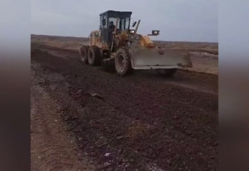 Работу по реконструкции республиканской автодороги возобновили в Кызылординской области