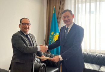 Ambassador of Colombia Presented Copies of Credentials