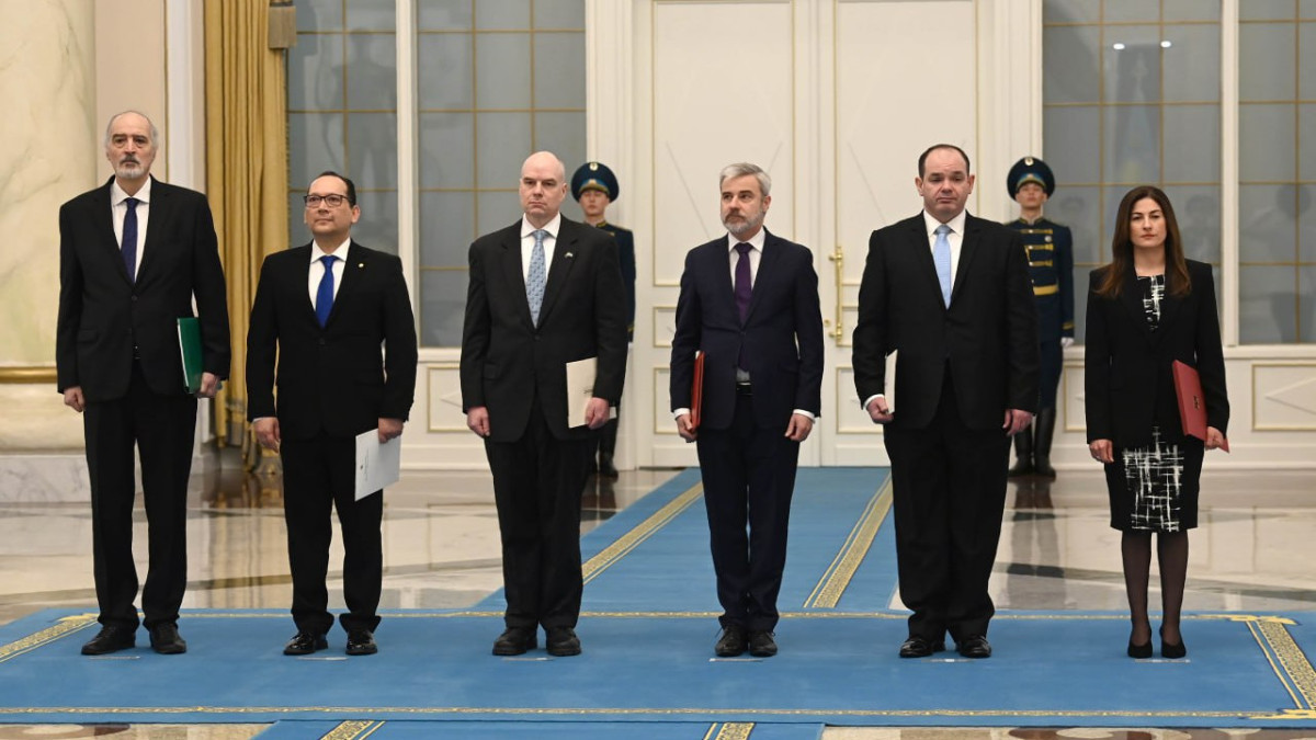 Kassym-Jomart Tokayev receives credentials of ambassadors of number of states