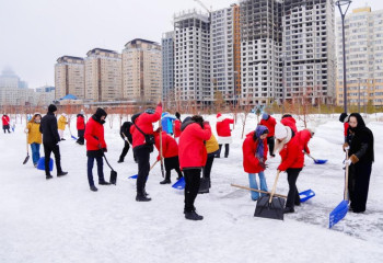 Елордалық жастар экологиялық акция ұйымдастырды