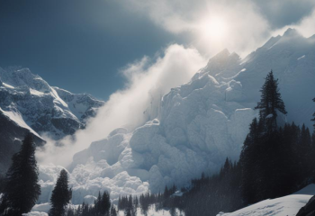 Высокий уровень схода лавин объявлен в Алматы