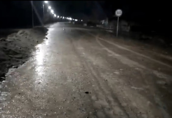 ШҚО-да жол учаскесін су басты