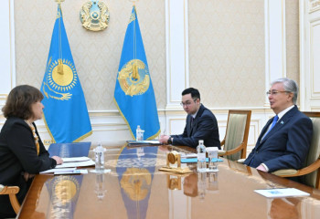 Президент принял руководителя общественного фонда «Стратегия» Гульмиру Илеуову