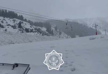 Снежная лавина сошла в бассейне реки Котырбулак из-за потепления и обильных осадков