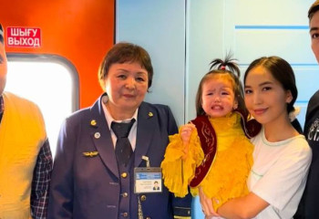 Пойызда тұсаукесер рәсімі өткізілді