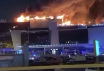 Мәскеудегі  «Крокус Сити холл» кешенінде атыс болды