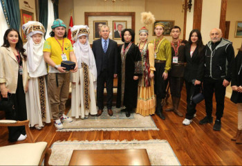 «Гүлдер» ансамблі Түркиядағы Наурыз фестивалінде өнер көрсетті