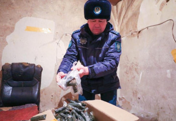 Астанада насыбай өндіретін жерасты цехы жойылды