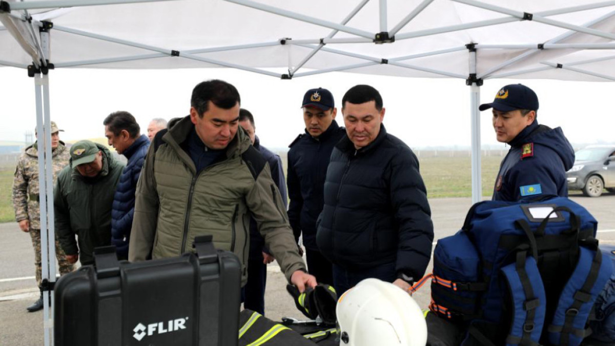 Төтенше жағдайлар министрі Алматыдағы селден қорғау құрылысын тексерді