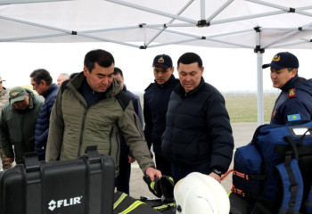 Төтенше жағдайлар министрі Алматыдағы селден қорғау құрылысын тексерді