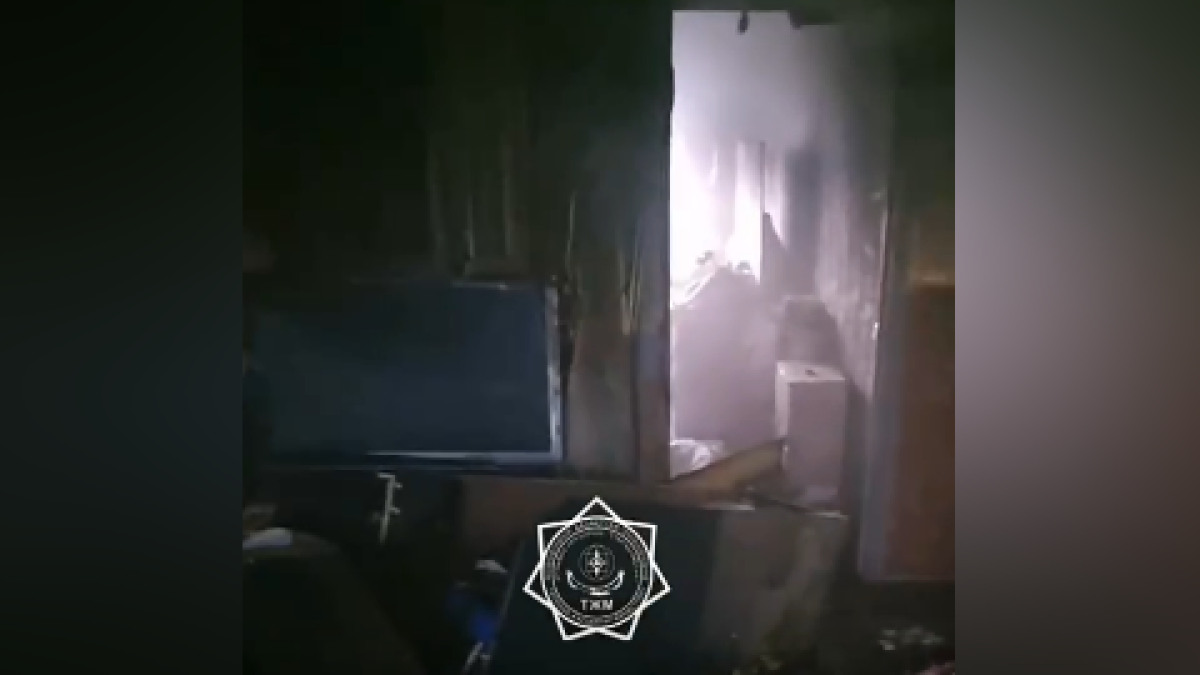 Тело мужчины вытащили из пожара в Караганде