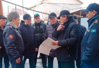 Грунт сошел с горы на территорию двух домов в Алматинской области