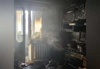 12 человек эвакуировали из пожара в Костанае