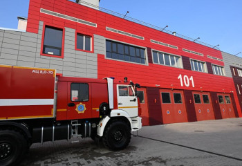 Современную пожарную часть построили в одном из районов Алматы