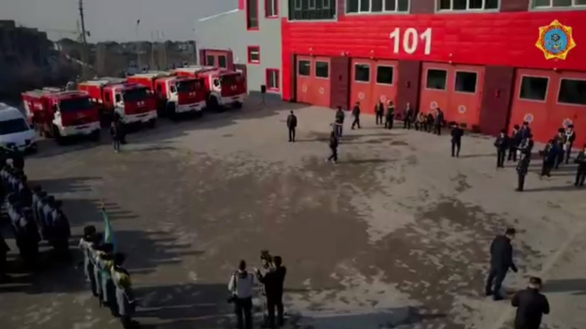 Еще одну современную пожарную часть открыли в Алматы