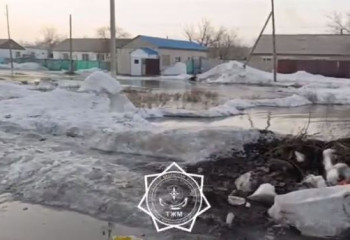 20 дворов подтопило в населённых пунктах Костанайской области