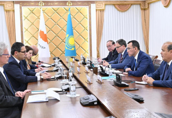 Сенат төрағасы Кипр Республикасының Сыртқы істер министрімен кездесті