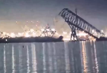 Корабль снёс мост в США, сообщается о массовых жертвах - СМИ