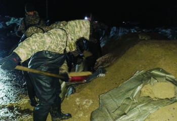 В Кояндах близ Астаны усиленно проводятся антипаводковые мероприятия