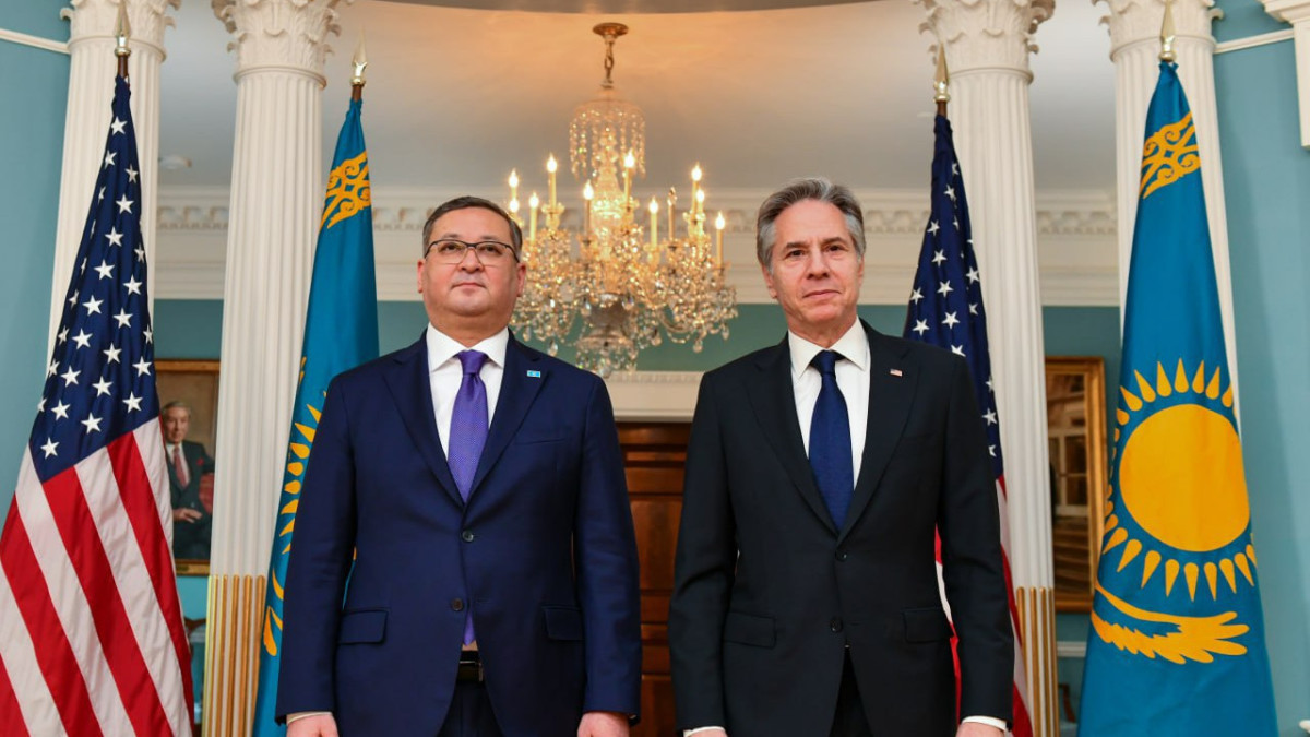 Kazakhstan Foreign Minister met with the US Secretary of State