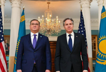 Министр иностранных дел Казахстана встретился с Государственным секретарем США