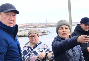 Под личный контроль взял ситуацию с паводками аким Костанайской области