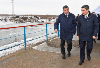 Олжас Бектенов ознакомился с ходом противопаводковых работ в СКО