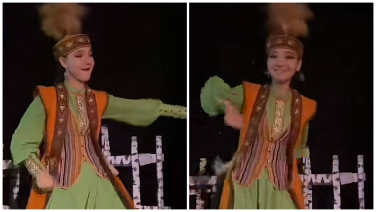 Харизматичная танцовщица в казахском наряде взорвала казнет