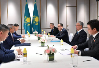 Қазақстан президенті ШЫҰ Бас хатшысымен кездесті