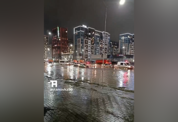 В Астане потоп