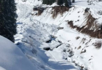 Кіші Алматы өзенінде қар көшкіні жүрді