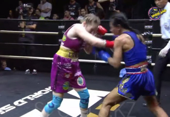 Боксерша Ангелина Лукас вновь одержала победу на профессиональном ринге