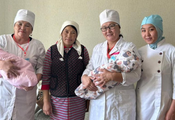 Су басқан Нұра ауылының тұрғыны егіз босанды