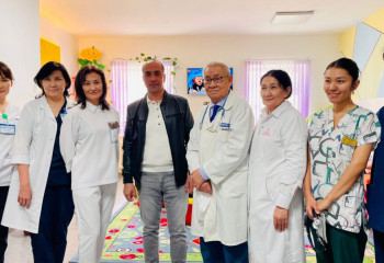 Шымкентте жүрегі ауыратын 6 балаға жаңа әдіспен операция жасалды