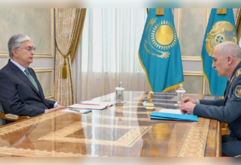 Мемлекет басшысы қорғаныс министрі Руслан Жақсылықовты қабылдады