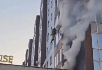 Көпқабатты тұрғын үйде өрт шығып, тұрғындар эвакуацияланды