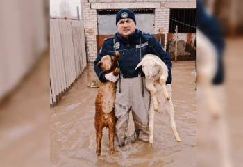 В противопаводковых работах задействованы 4,5 тысячи полицейских