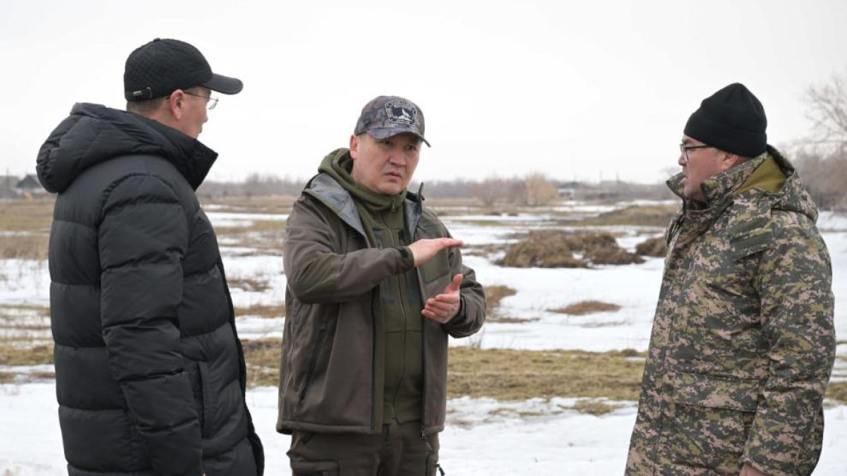 Павлодар облысында екі аудандағы су тасқыны жағдайы тексерілді