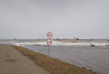 Полицейские временно изъяли у охотников ружья в зоне возможного паводка в СКО