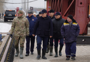 О проводимых в Акмолинской области противопаводковых мерах ознакомился Канат Бозумбаев