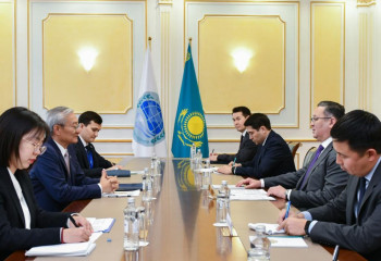 Еліміздің СІМ басшысы ШЫҰ Бас хатшысымен кездесті