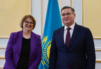 Kazakh Foreign Minister Receives British Ambassador