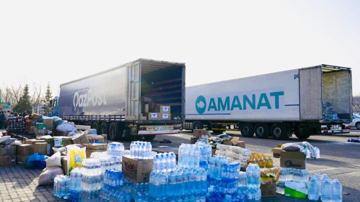 Почти 250 тонн гуманитарной помощи собрали астанчане для пострадавших от паводков