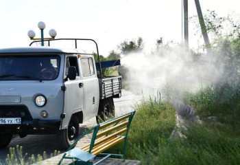 Түркістанда шіркейге қарсы дәрілеу жұмыстары жүргізіліп жатыр