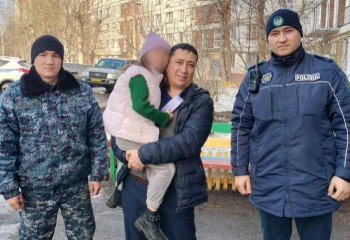 Пропавшего ребенка нашли полицейские в Рудном