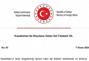 Turkey's FM ready to provide assistance to Kazakhstan