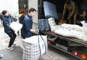 Су тасқыны болған өңірлерге Астанадан гуманитарлық көмек жіберілді
