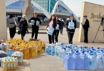 Қазақстан халқы Ассамблеясы су тасқыны болған аймаққа 212 тонна гуманитарлық көмек жіберді