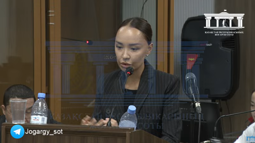  кадр трансляции судебного процесса 