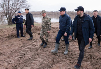 Олжас Бектенов батыс өңірлердегі гидроқұрылыстардың жай-күйін тексерді